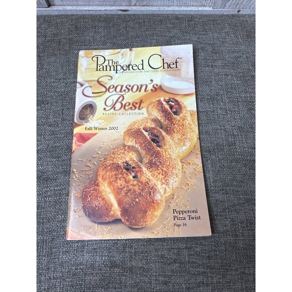 5 Pk Pampered Chef Seasons Best Fall/Winter 1998 2000 2001 2002 2008 Cookbooks - Picture 9 of 16